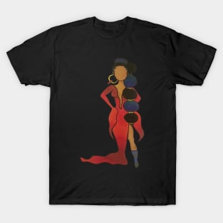 Red lady T-Shirt